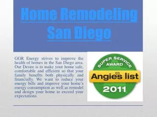 Hire a Home Remodeling San Diego for Home Repair