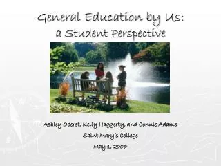General Education by U s: a Student Perspective