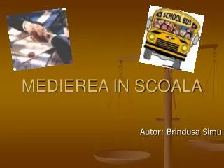 medierea in scoala