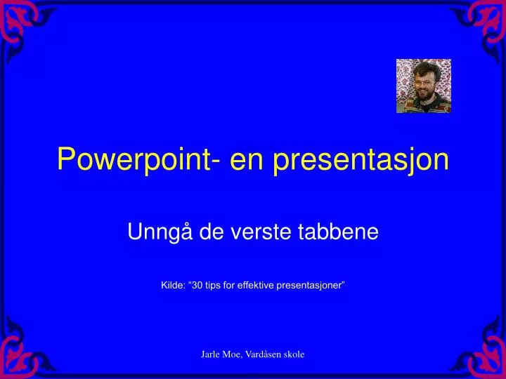 powerpoint en presentasjon