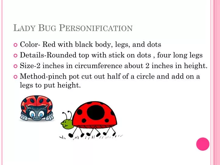 lady bug personification