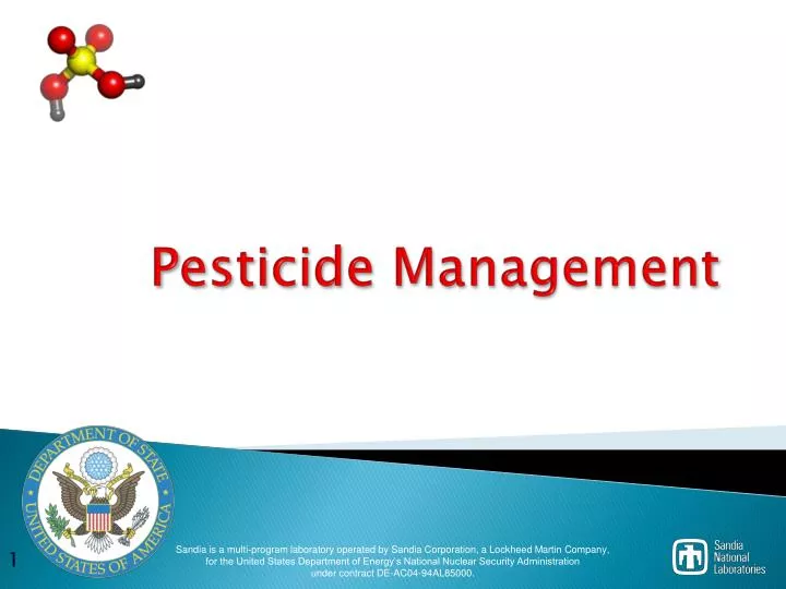 pesticide management