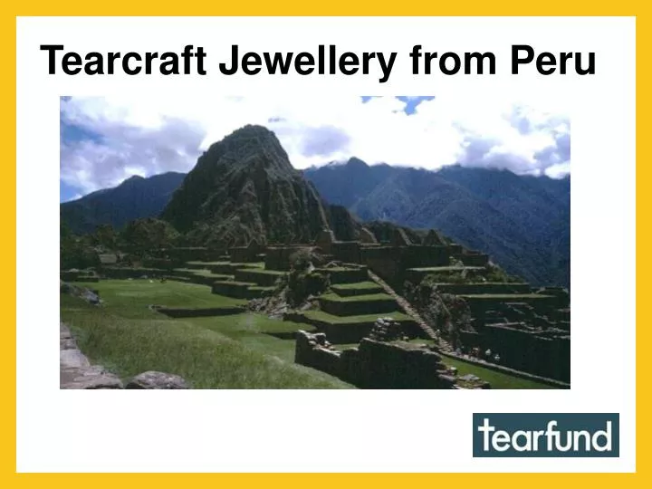tearcraft jewellery from peru