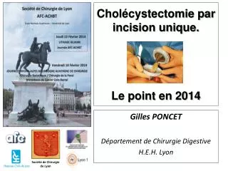 gilles poncet d partement de chirurgie digestive h e h lyon
