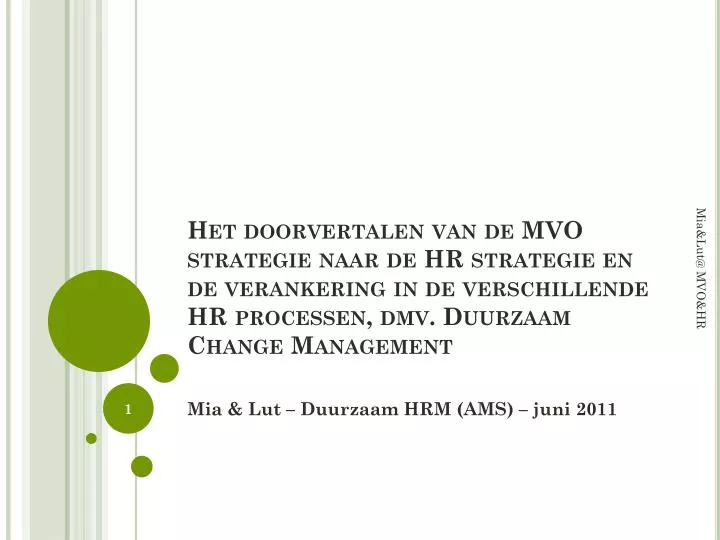 mia lut duurzaam hrm ams juni 2011