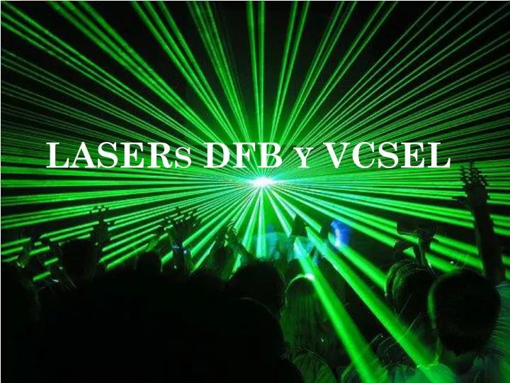 lasers dfb y vcsel