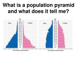 What is a population pyramid and what does it tell me?