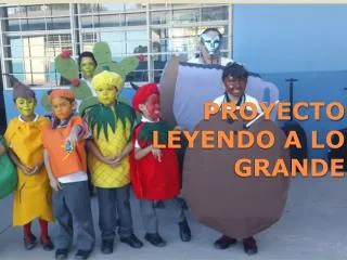 proyecto leyendo a lo grande