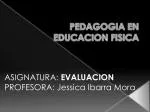 PEDAGOGIA EN EDUCACION FISICA
