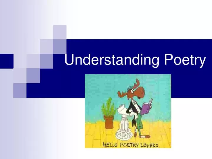 understanding poetry