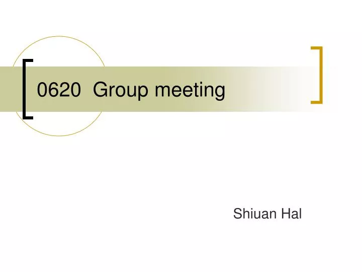 0620 group meeting