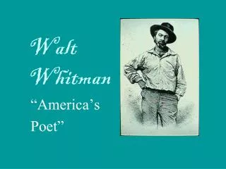 Walt Whitman