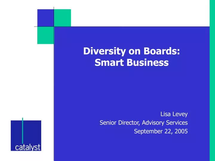 diversity on boards smart business