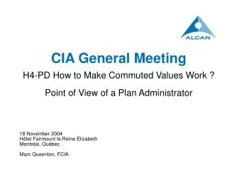 CIA General Meeting