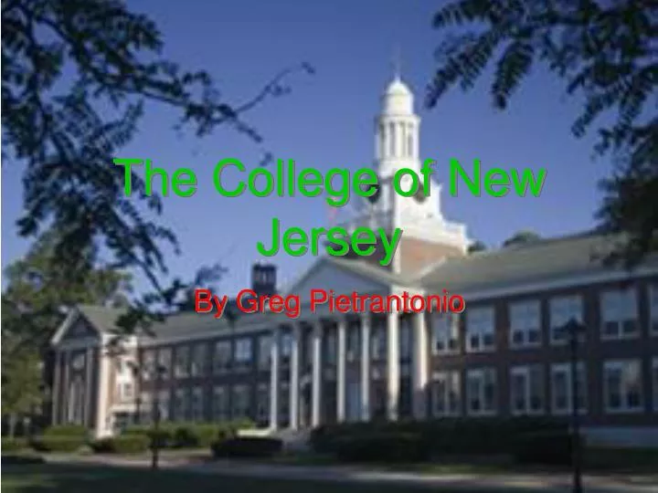 the college of new jersey