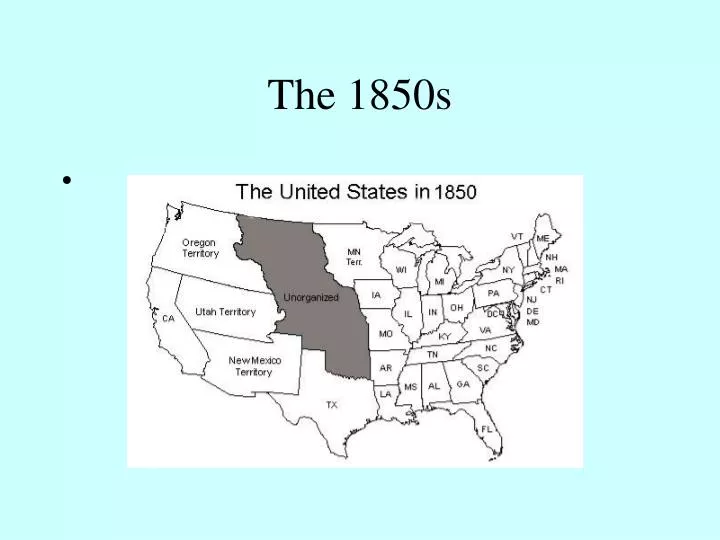 the 1850s