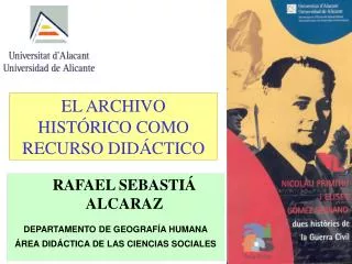 el archivo hist rico como recurso did ctico
