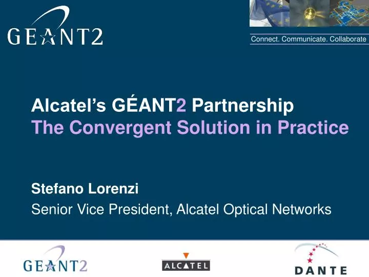 alcatel s g ant 2 partnership the convergent solution in practice
