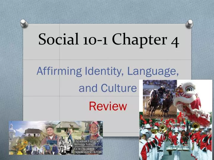social 10 1 chapter 4