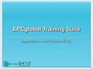 EPCglobal Training Suite