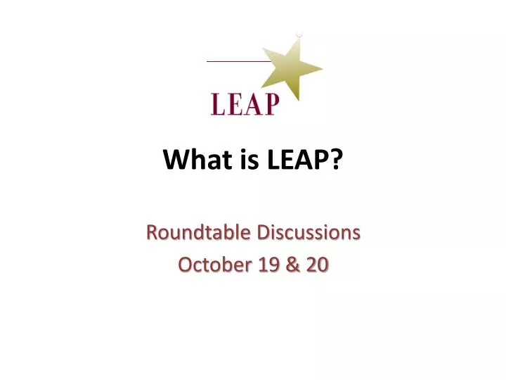 what is leap