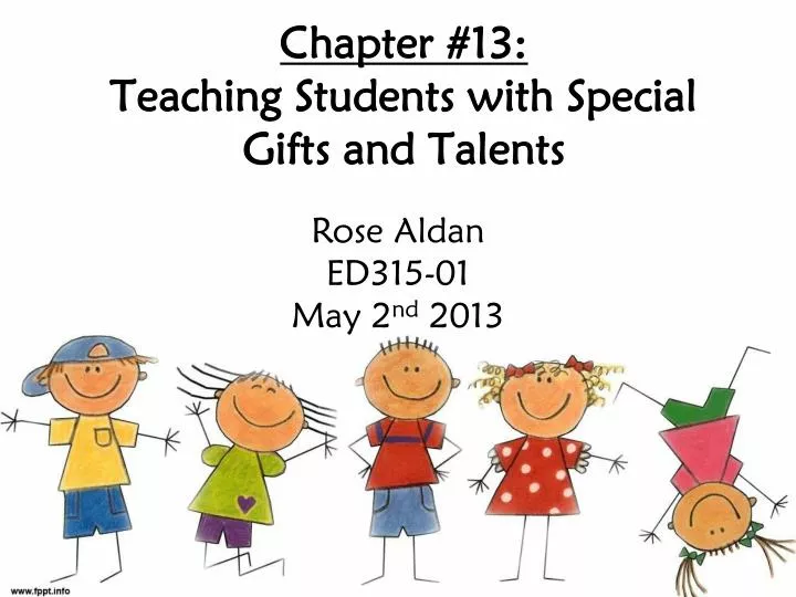 chapter 13 teaching students with special gifts and talents