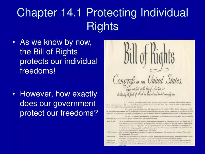 chapter 14 1 protecting individual rights
