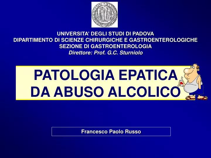 patologia epatica da abuso alcolico