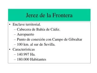 jerez de la frontera