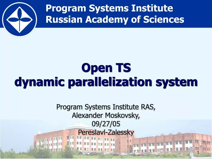 open ts dynamic parallelization system