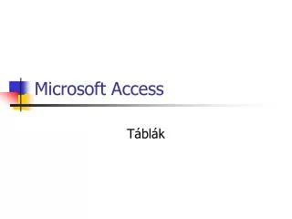 microsoft access