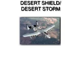 DESERT SHIELD/ DESERT STORM