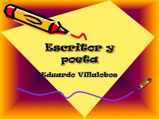 escritor y poeta