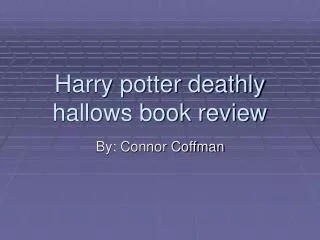 Harry potter deathly hallows book review
