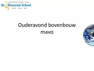 ouderavond bovenbouw mavo