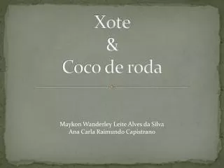 xote coco de roda