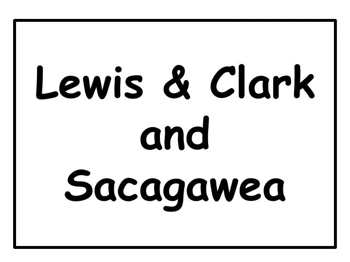 lewis clark and sacagawea