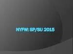 NYFW: Sp/Su 2015
