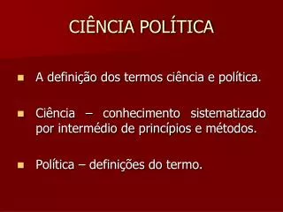 ci ncia pol tica