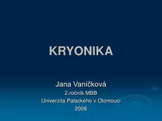 kryonika
