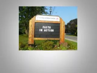 Faith in Action is making a coin donation.