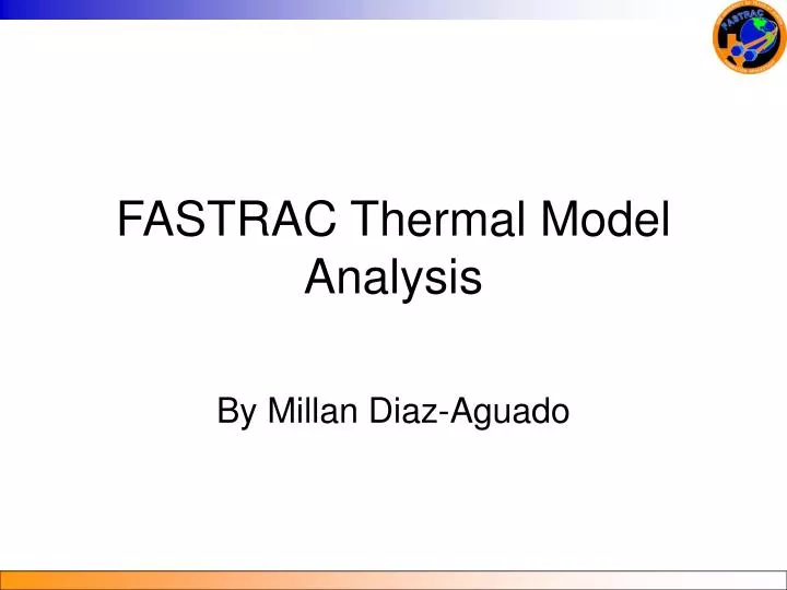 fastrac thermal model analysis