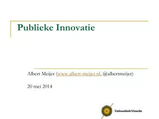 publieke innovatie