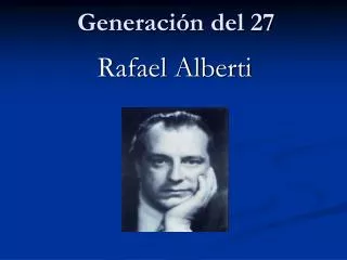 generaci n del 27