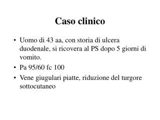 caso clinico