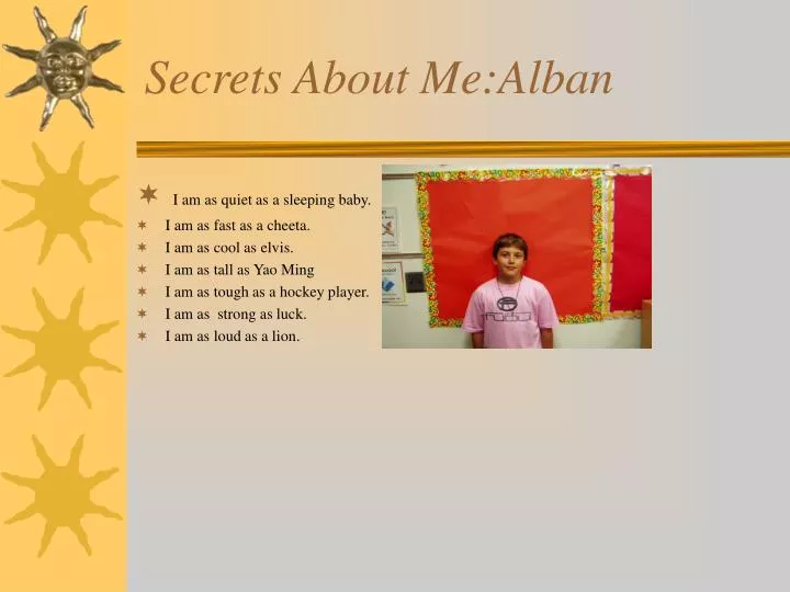 secrets about me alban