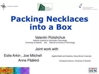 Packing Necklaces into a Box