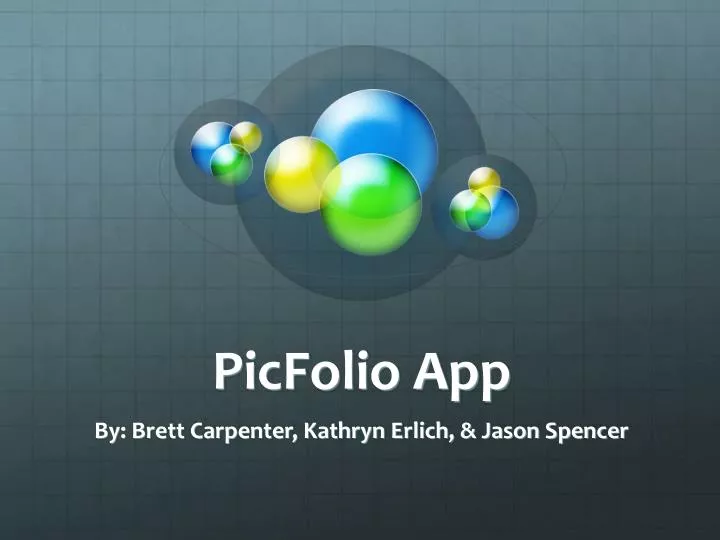 picfolio app