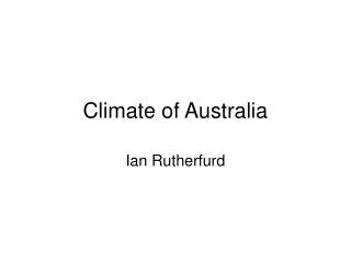Climate of Australia