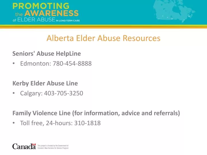 alberta elder abuse resources